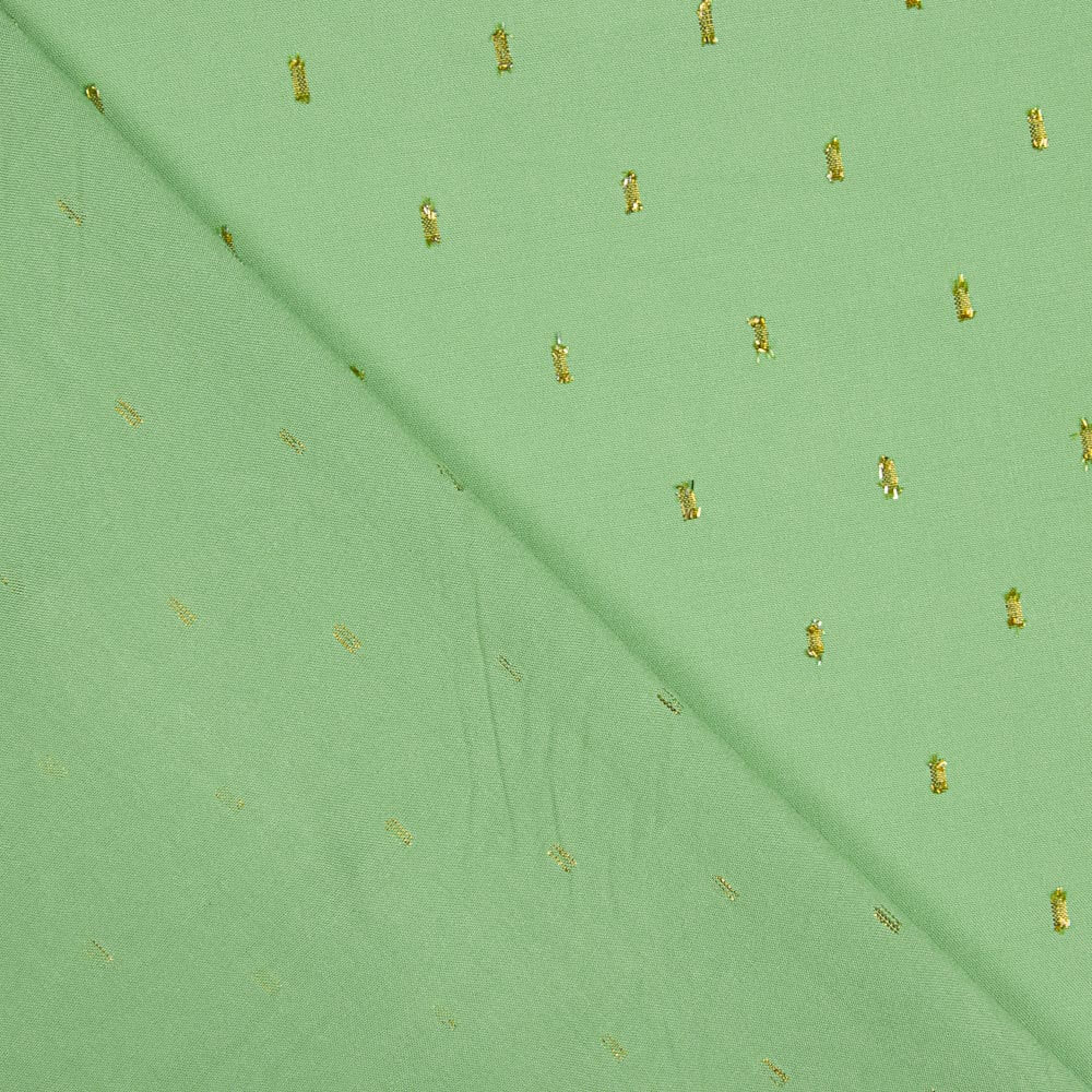 Viscosa Lurex Verde Manzana - Ribes y Casals