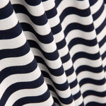 Maille Viscose Maxi Marinière Bleue - Ribes y Casals