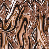 Viscose Marron Marbré - Ribes y Casals