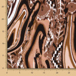 Viscose Marron Marbré - Ribes y Casals