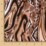 Viscose Marron Marbré - Ribes y Casals