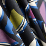 Viscose Violet Fleur Maxi Tropical - Ribes y Casals