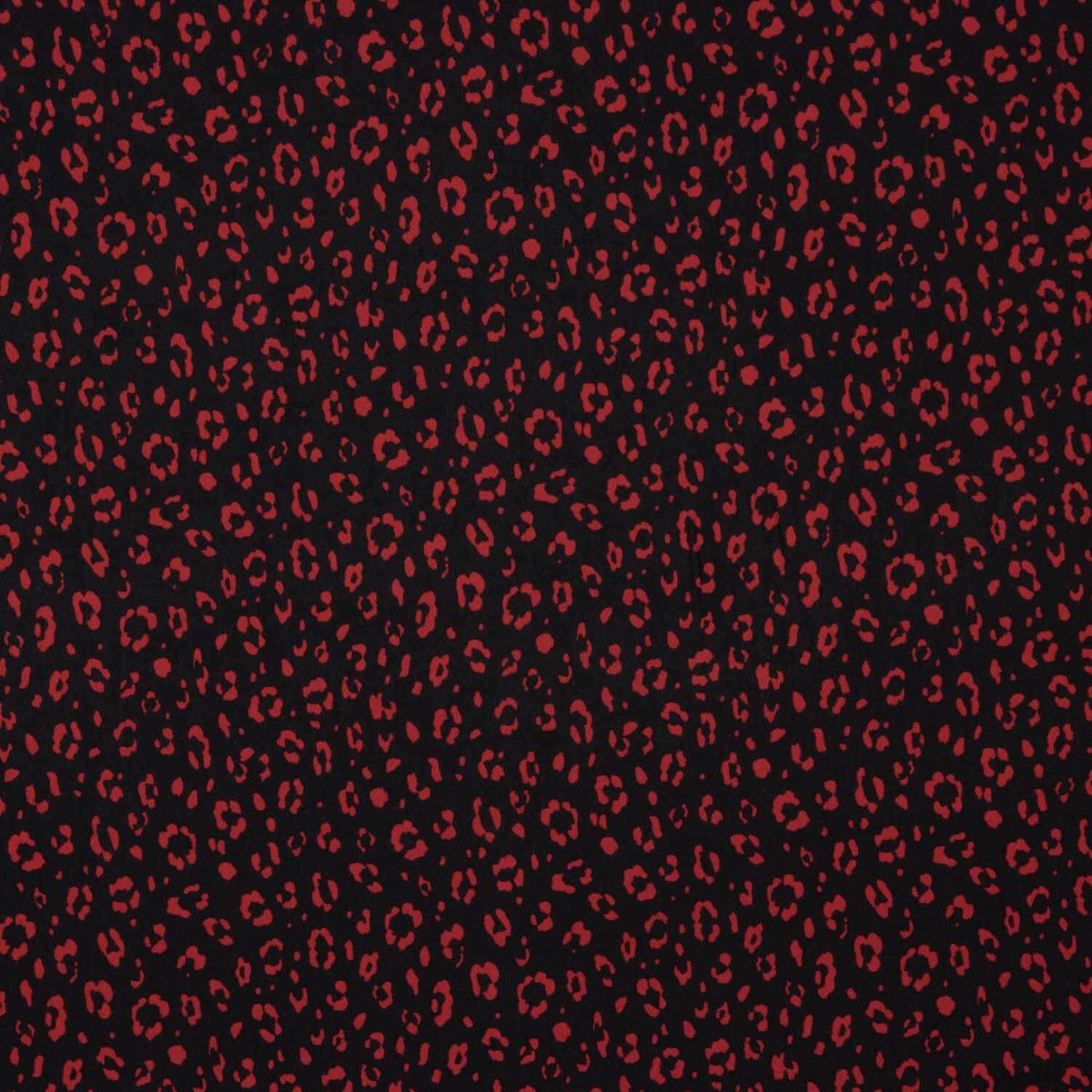 Viscose Chiné Rouge Noir - Ribes y Casals