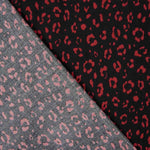 Viscose Chiné Rouge Noir - Ribes y Casals