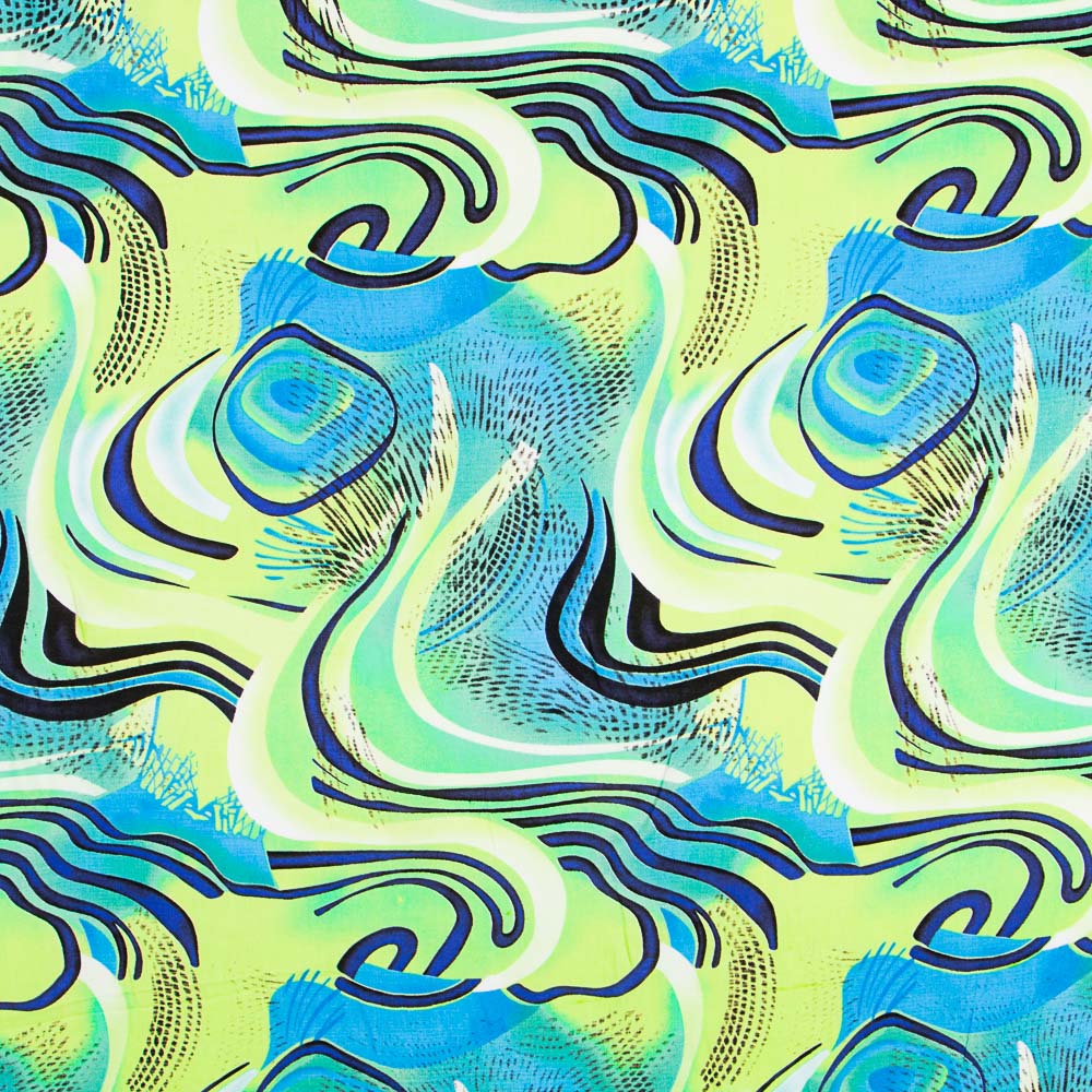 Viscose Fantaisie Lime - Ribes y Casals