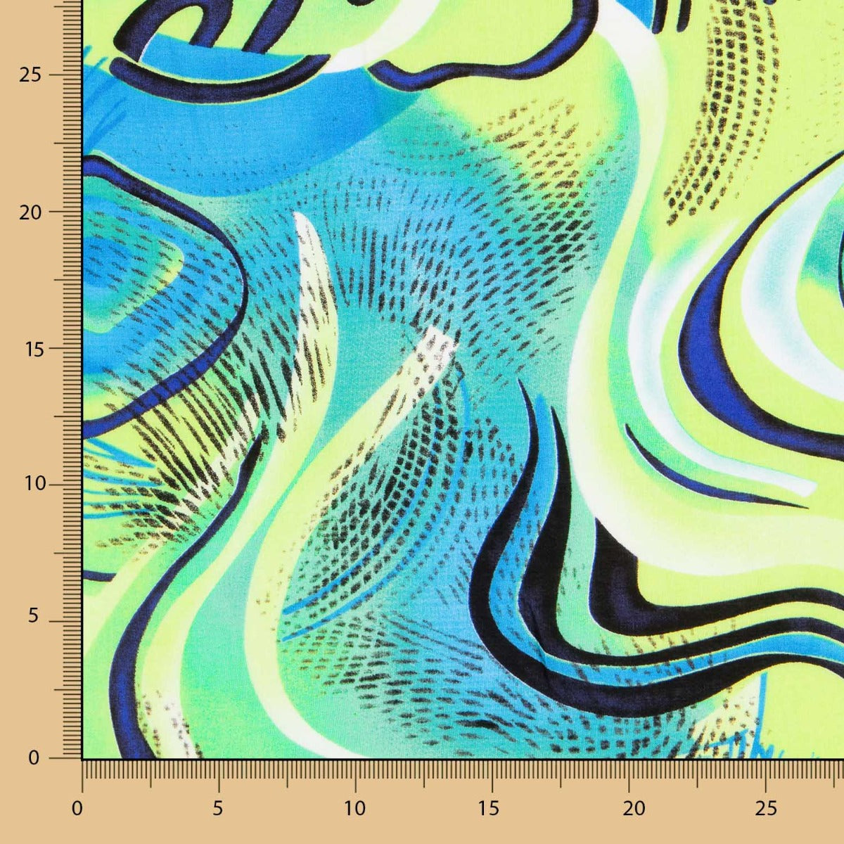 Viscose Fantaisie Lime - Ribes y Casals