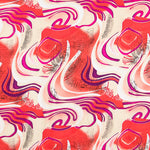 Viscose Fantaisie Rouge - Ribes y Casals