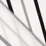 Retal Viscosa Rayas Negras 200x140 cm - Ribes y Casals