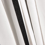 Retal Viscosa Rayas Negras 200x140 cm - Ribes y Casals