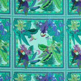 Viscose Boîte Tropicale Bleue - Ribes y Casals