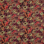 Viscose Sanli Fleurs Marron - Ribes y Casals