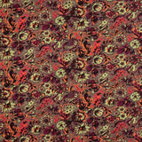 Viscose Sanli Fleurs Marron - Ribes y Casals