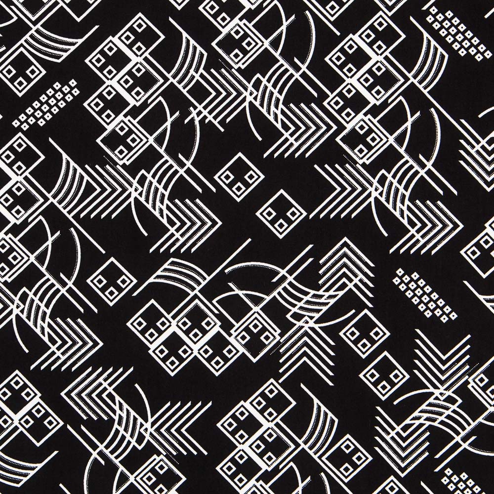 Viscose Symboles Noir - Ribes y Casals