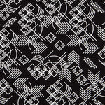 Viscose Symboles Noir - Ribes y Casals