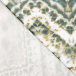 Viscose Imprimée Tye-Dye Verte - Ribes y Casals