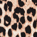 Viscose Imprimé Animal Marron - Ribes y Casals