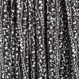 Viscose Bordures Fleur Noire - Ribes y Casals