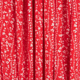 Viscose Bordures Fleur Rouge - Ribes y Casals