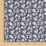 Viscose Imprimé Fleurs Blanches - Ribes y Casals