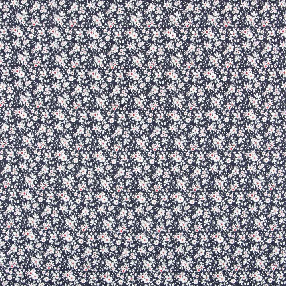 Viscose Imprimé Fleurs Blanches - Ribes y Casals