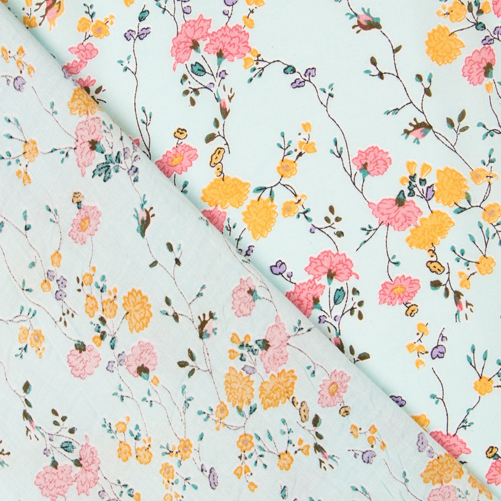 Viscose Japonais Bleu Ciel - Ribes y Casals