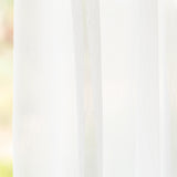 Voilage Double Gaze Polyester Blanc - Ribes y Casals