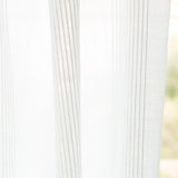 Rideau Lin Rayures Blanc - Ribes y Casals
