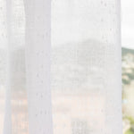 Rideau de pluie Plumeti blanc - Ribes y Casals