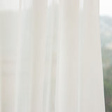 Rideau brillant blanc naturel - Ribes y Casals