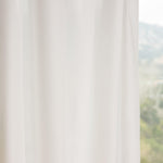 Visillo Crep Tupido Blanco Natural - Ribes y Casals