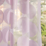 Rideau à imprimé géométrique rose - Ribes y Casals