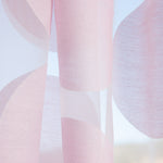 Rideau à imprimé géométrique rose - Ribes y Casals