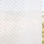 Voilage Plumeti Etamin Floqué Gris - Ribes y Casals