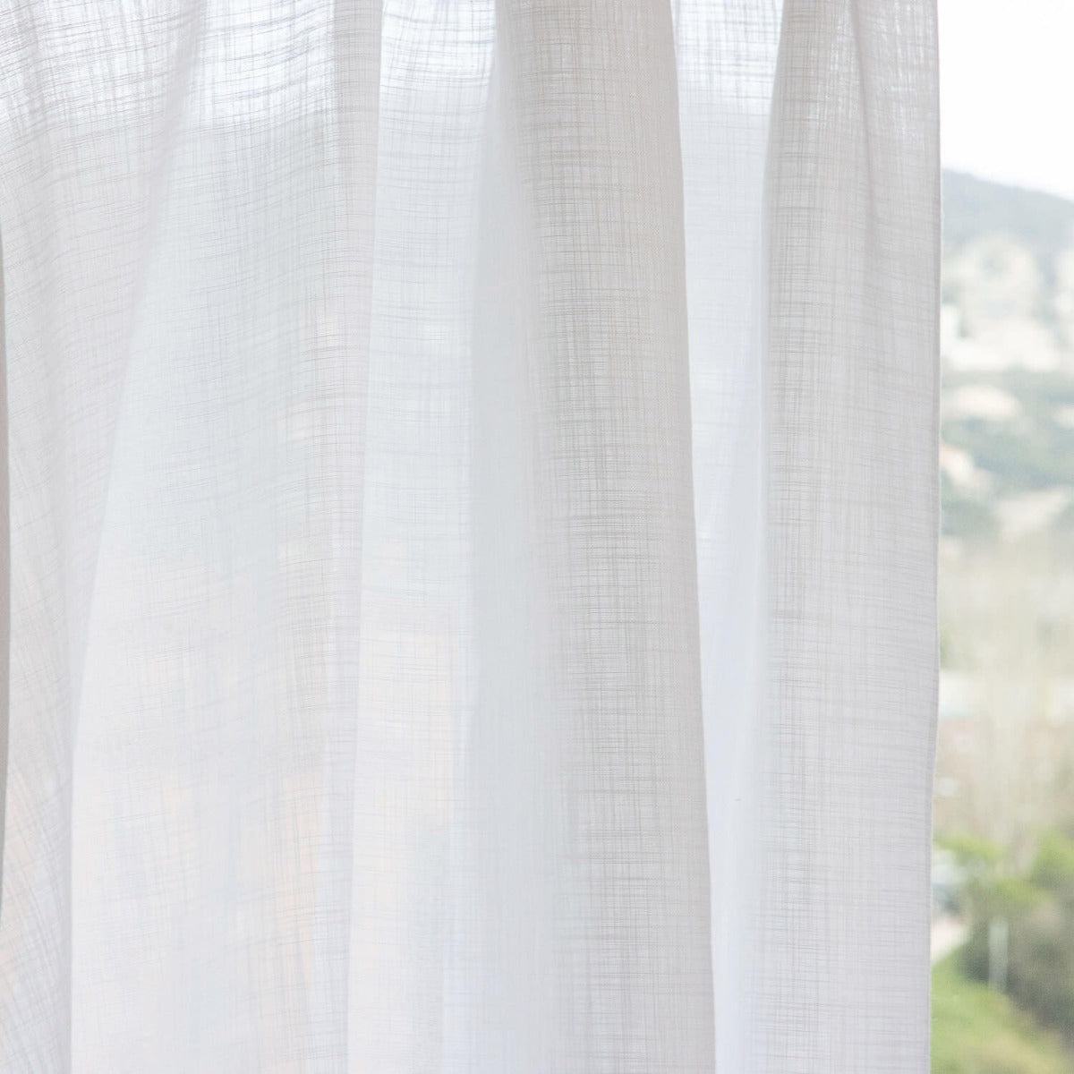 Visillo Ignífugo Coupé Blanco - Ribes y Casals