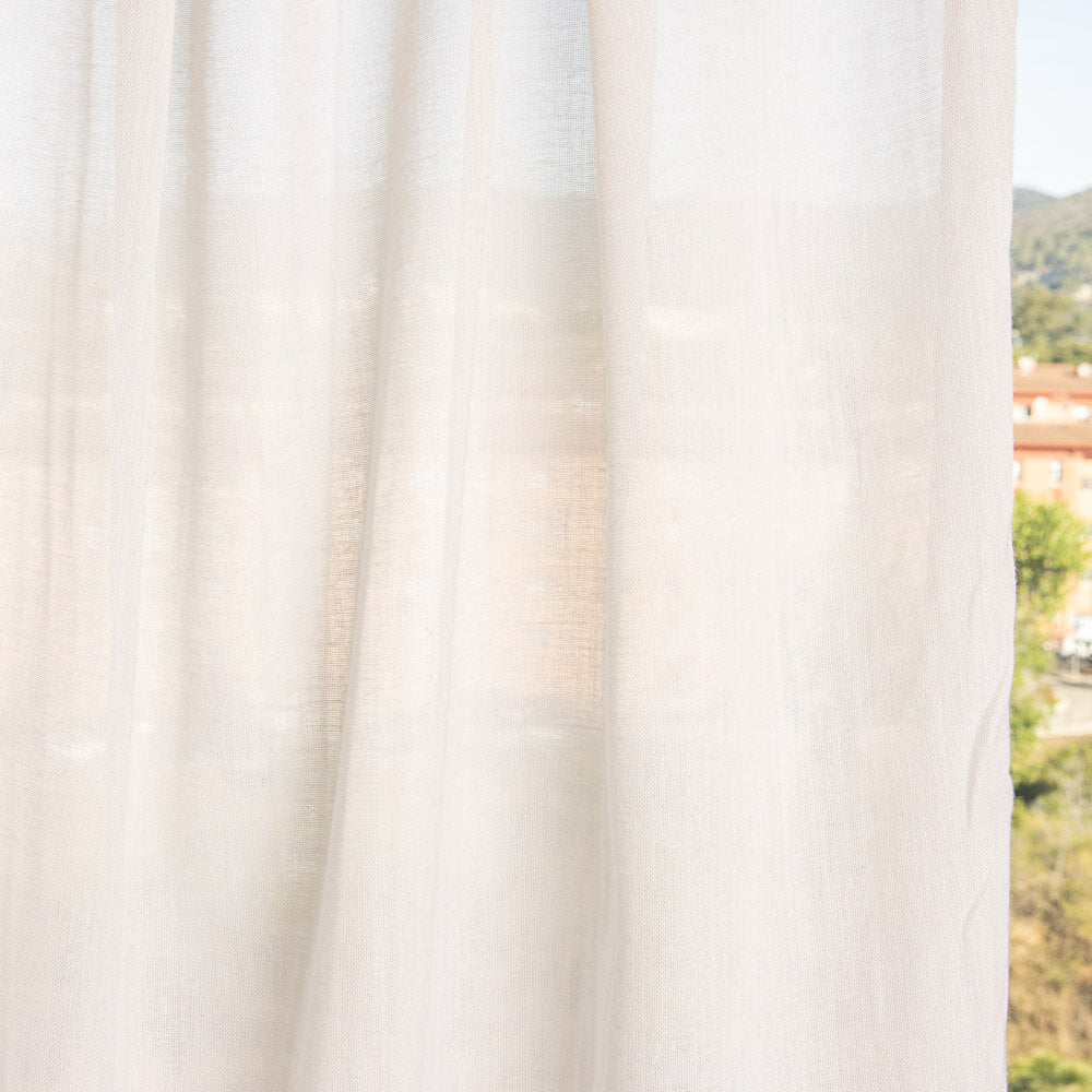 Voilage Basique Uni Ecru - Ribes y Casals