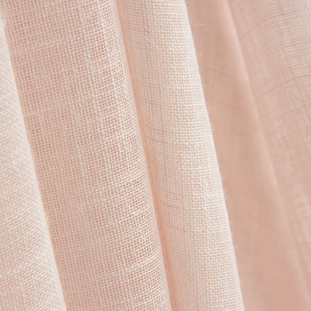 Rideau uni écologique rose clair - Ribes y Casals