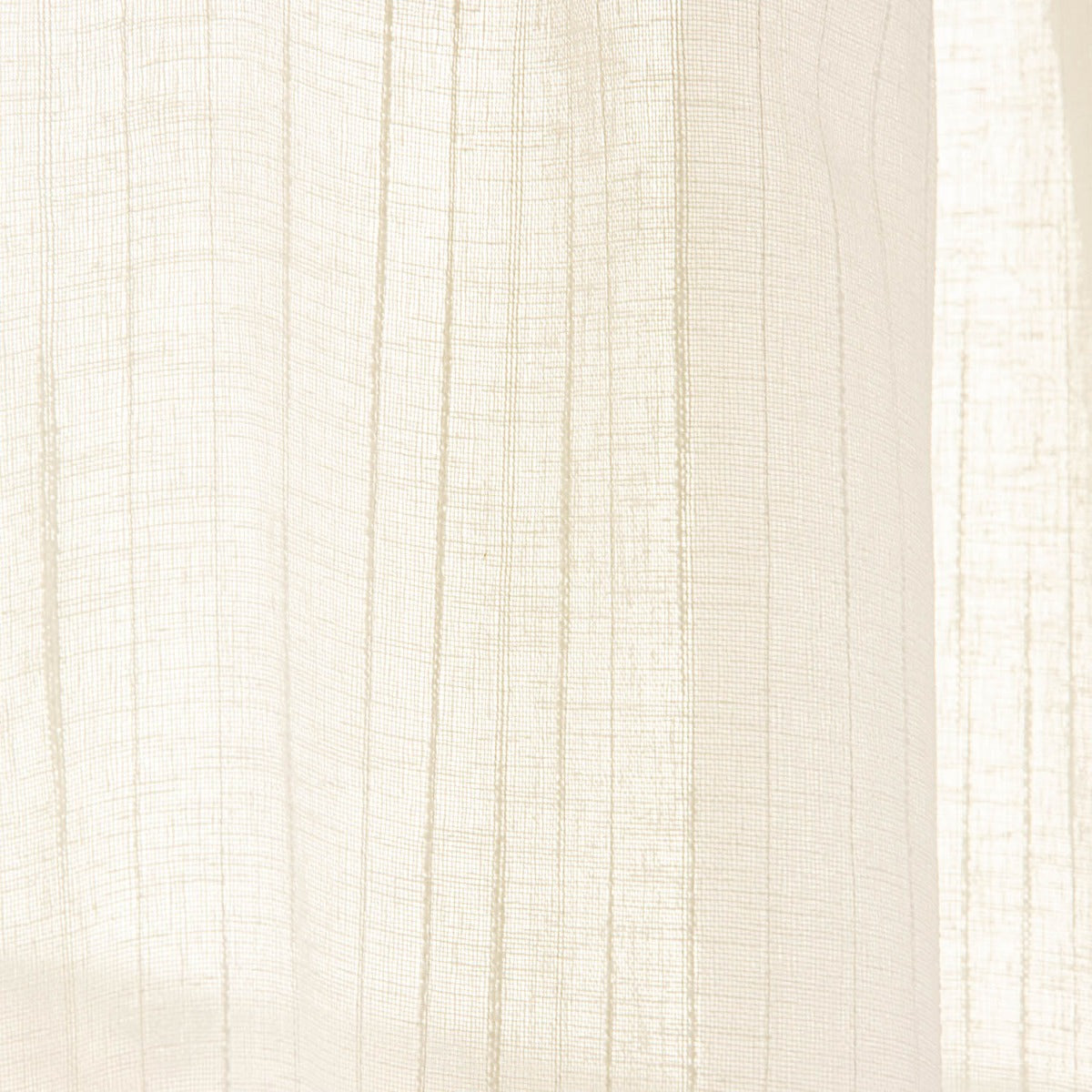 Voile rayé blanc naturel - Ribes y Casals