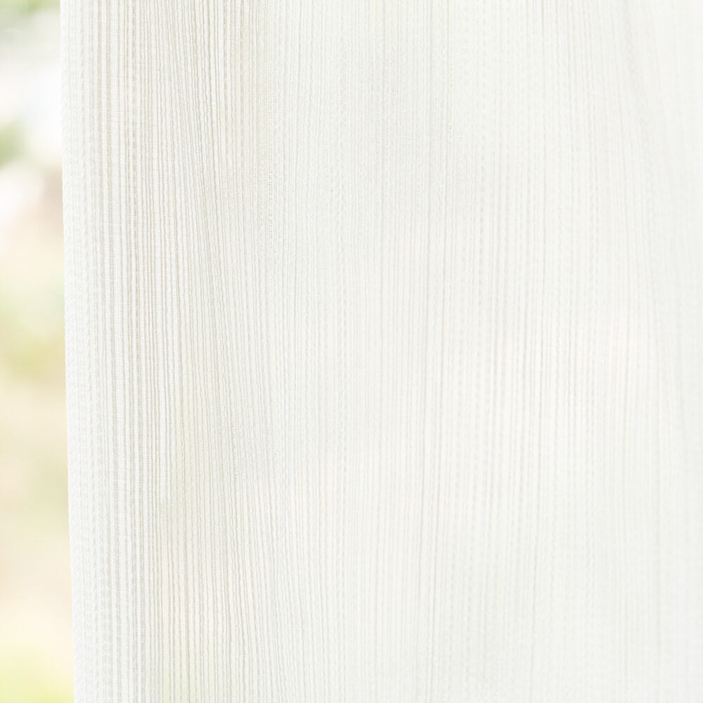 Voilage Listé Jacquard Naturel - Ribes y Casals