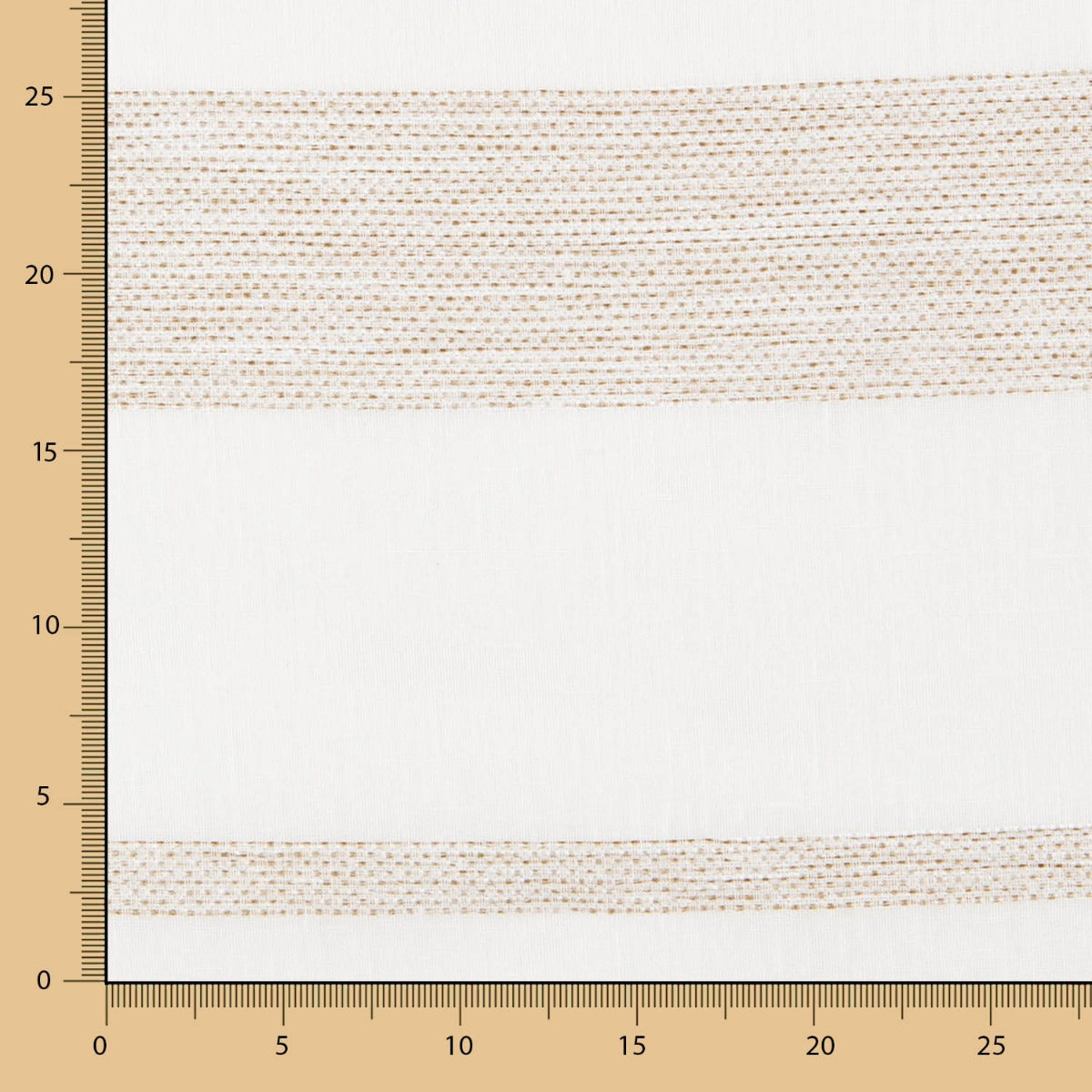 Voilage Multi Rayures Marron - Ribes y Casals