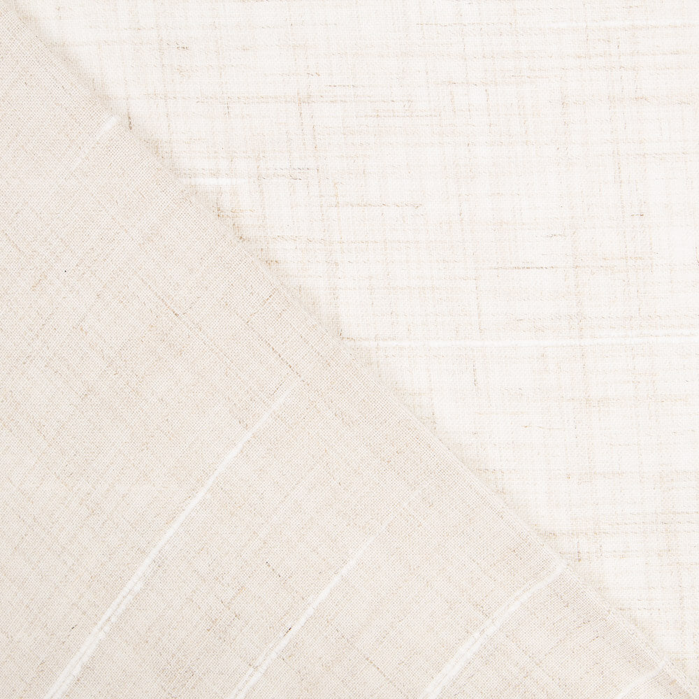 Rideau Filet Naturel Brodé Blanc - Ribes y Casals