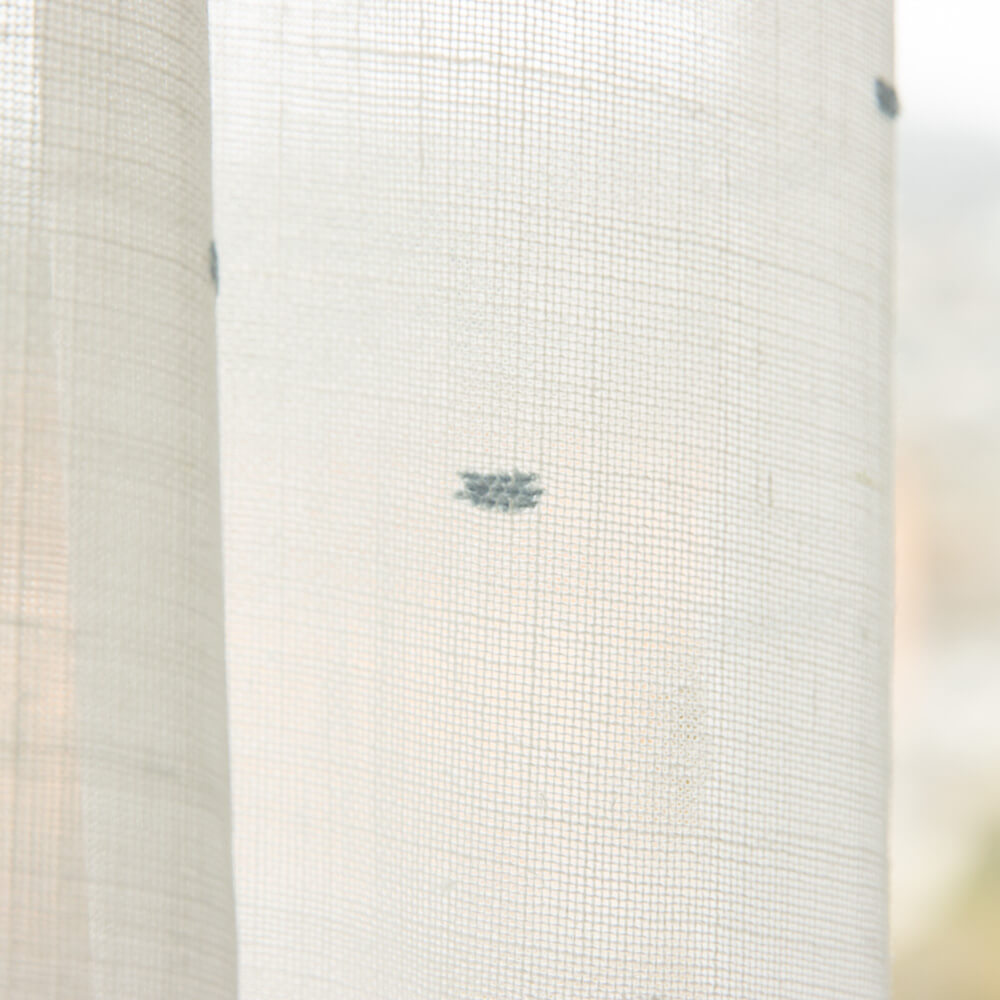 Voile Plumeti Bleu Clair - Ribes y Casals