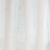 Visillo Plumeti Poliéster Color Blanco Natural - Ribes y Casals