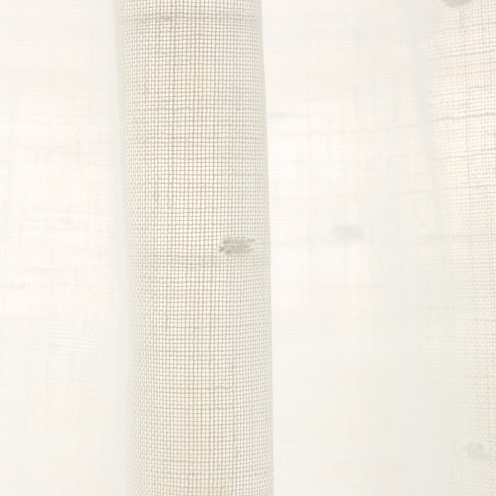 Voilage Plumeti Blanc Naturel - Ribes y Casals