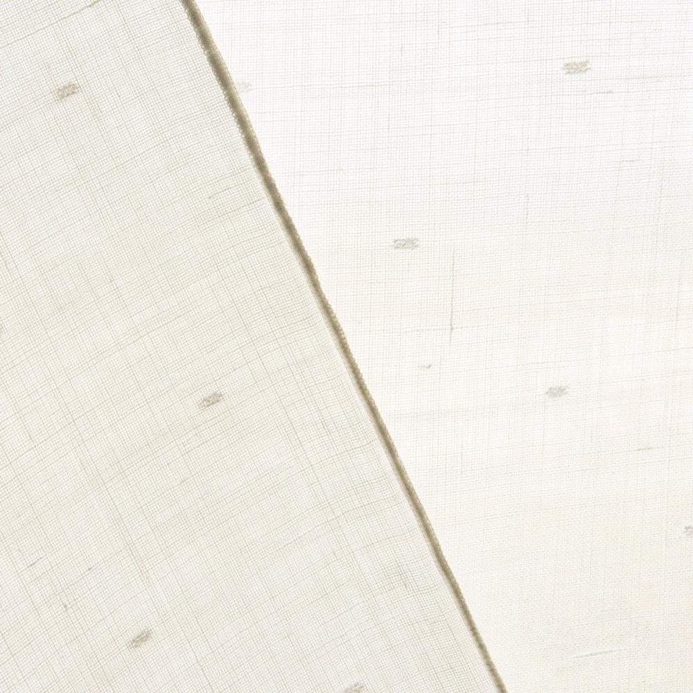 Voilage Plumeti Blanc Naturel - Ribes y Casals