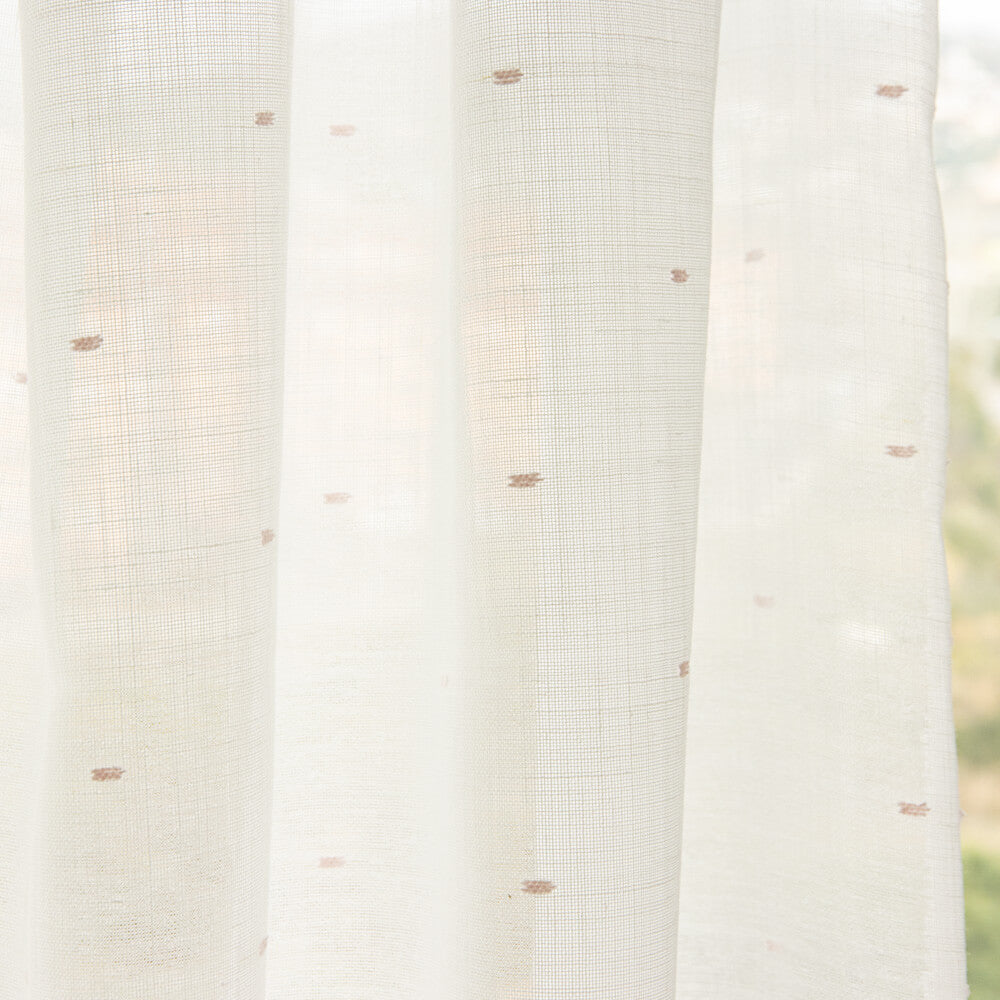 Voile Plumeti Rose - Ribes y Casals