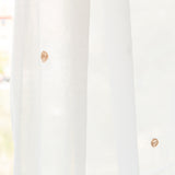 Voilage Polyester Cercles Camel - Ribes y Casals