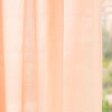Rideau Filet Polyester Uni Saumon - Ribes y Casals