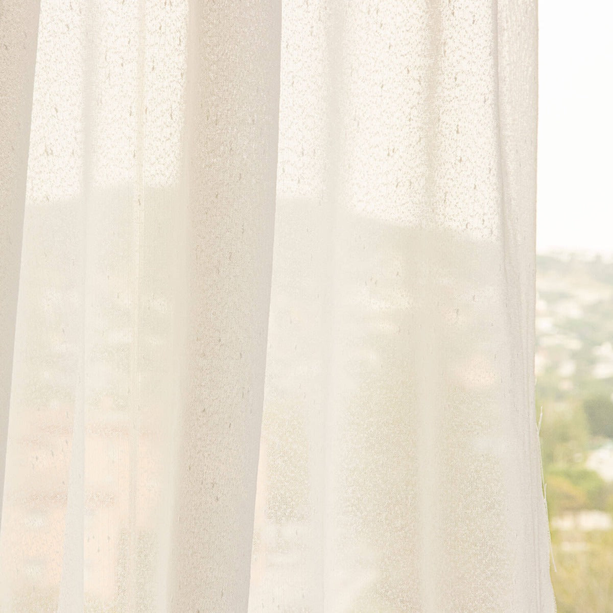 Voile pompe blanc naturel - Ribes y Casals