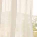 Voile pompe blanc naturel - Ribes y Casals