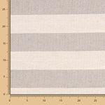 Rustique Sheer Herringbone Stripes Gris - Ribes y Casals